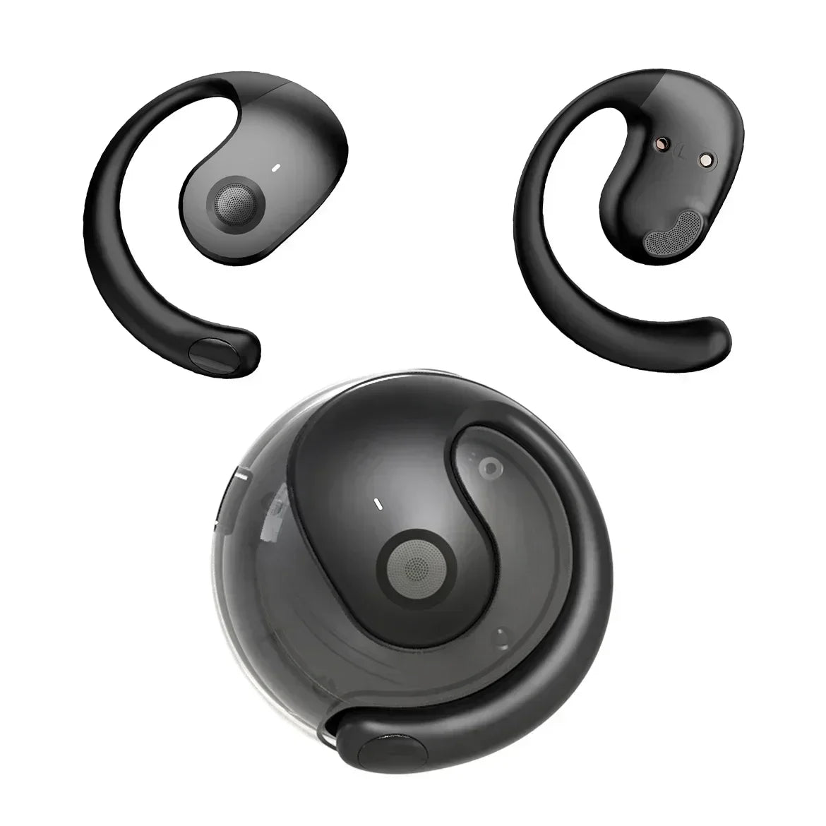 Bluetooth Wireless Earbuds, Comfortable Ear Hook, Touch Control, with Mic, Headset for Phone, Gaming