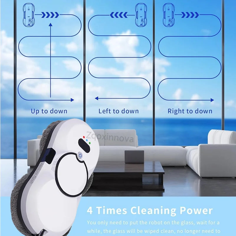 Sistema SAI robot limpiaventanas aspirador electrodoméstico inteligente limpieza automática lavacristales fregona eléctrica