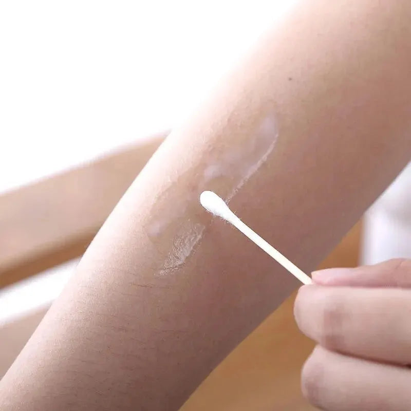 Coton-tige en bois à double tête 500 pièces — outils de maquillage, femmes, nettoyage des oreilles