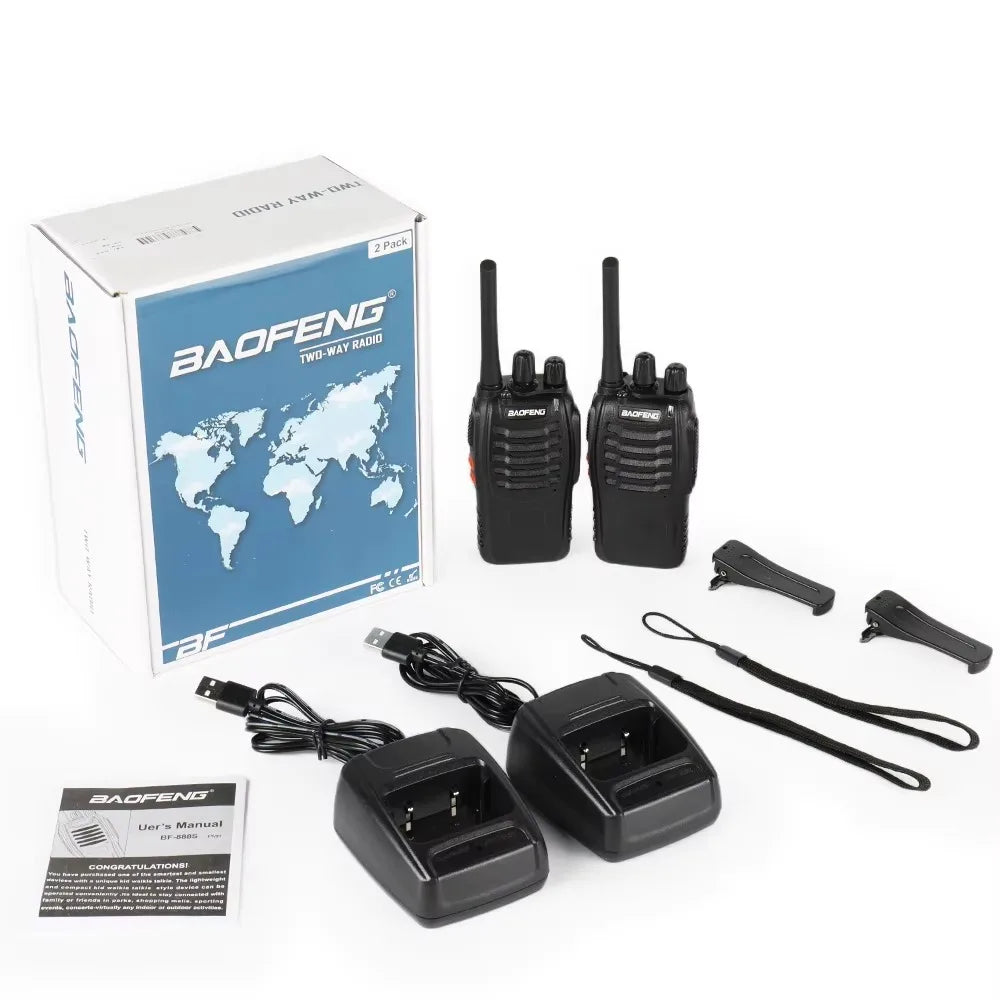 Fabricant Original Baofeng 2 4 6 Pack BF - 88E 5W talkie-walkie 10KM communication longue distance ultra-longue veille voyage sur route