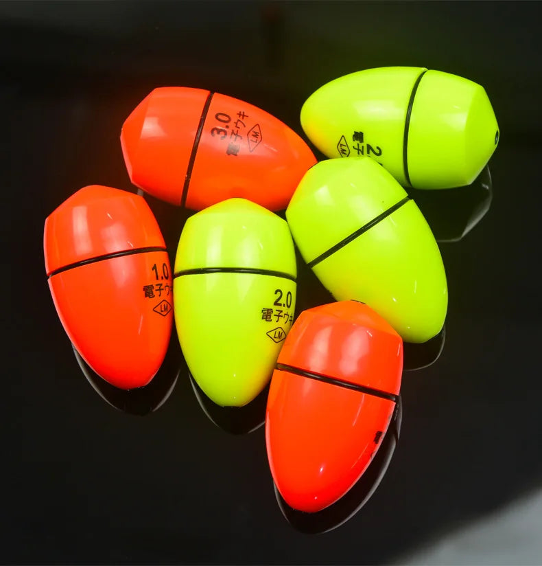 Pêche en roche à ondes flottantes électroniques avec veilleuse flotteur veilleuse électronique flotteur accessoires de pêche équipement de pêche