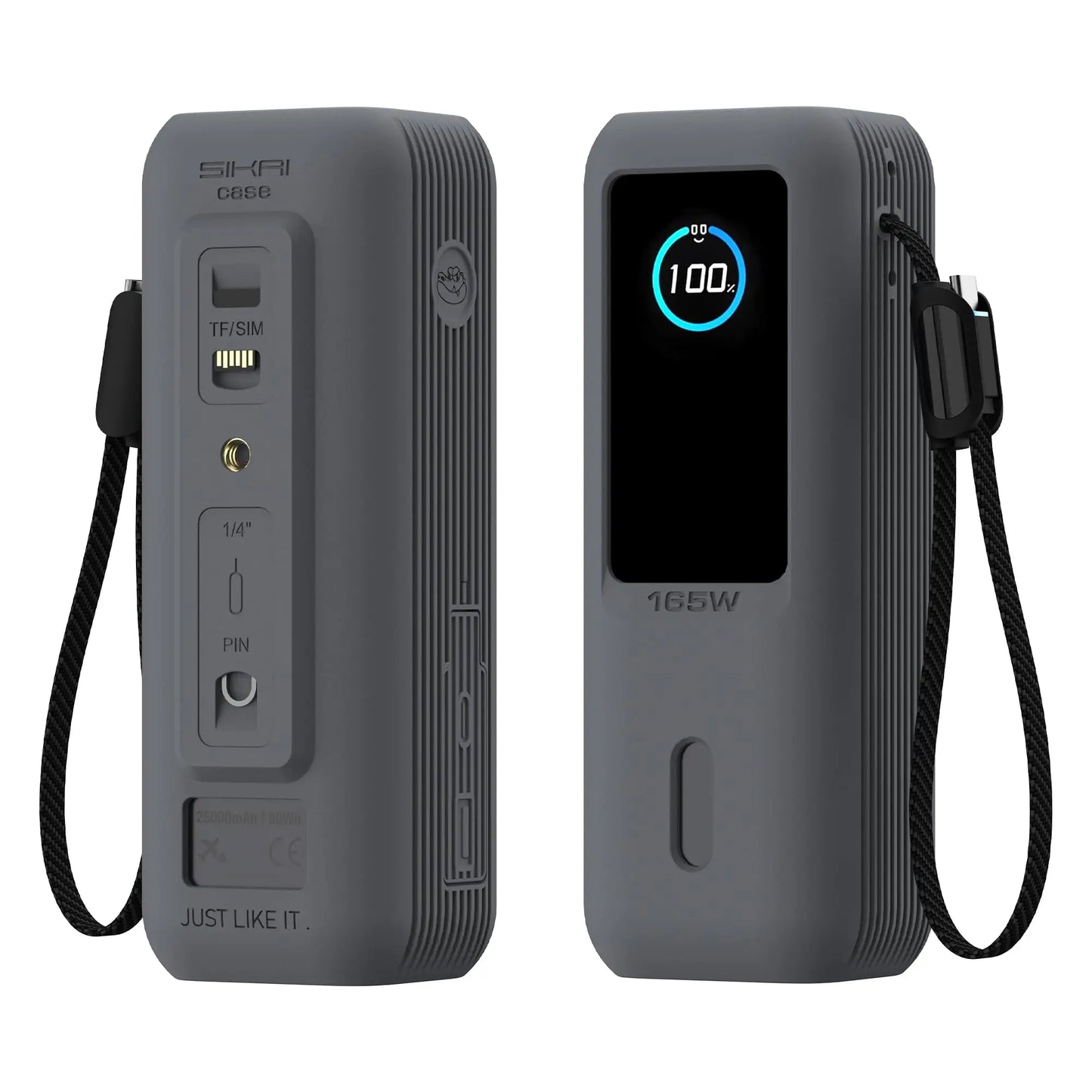 Étui de chargeur portable en silicone SIKAI pour Anker zolo 2in1165W PowerBank, housse antichoc
