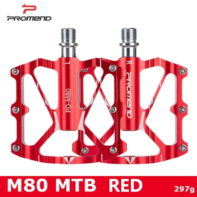 Pédales VTT Ultra-Légères Aluminium Plates — Pièces Vélo 9/16 Pouces