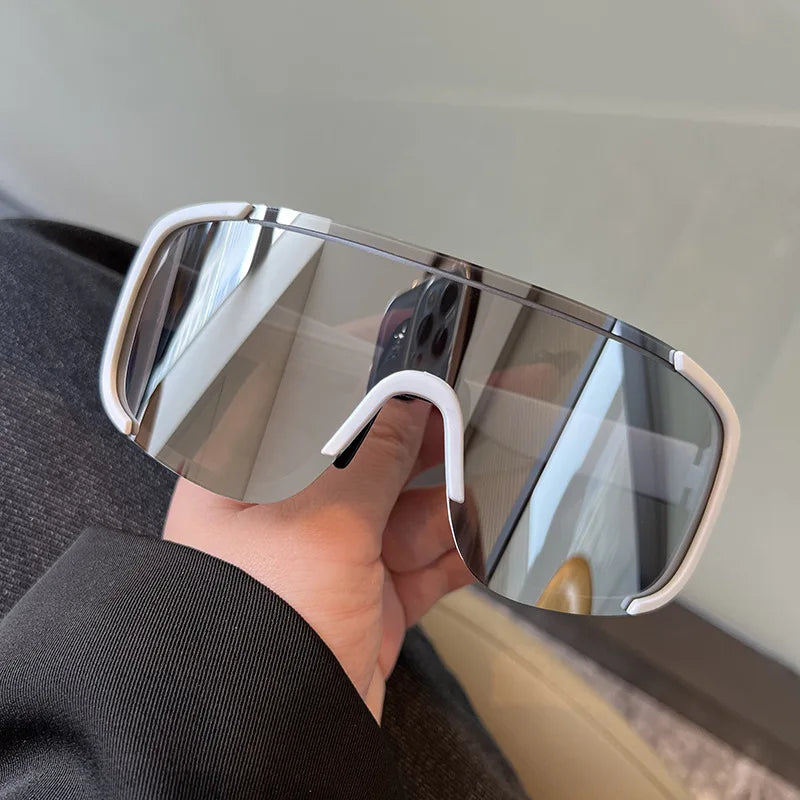 Lunettes Cyclisme Style Y2K Réfléchissantes — Coupe-Vent Route Équitation