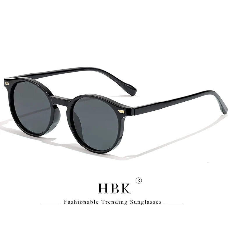 Lunettes de soleil polarisées pour hommes rondes TR90 — conduite, sport, UV400, hommes et femmes