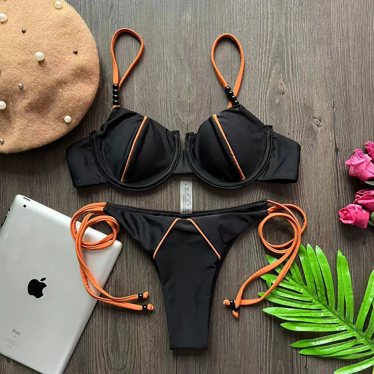 RUOTONGSEPT nouveau Sexy Push up Bikini ensemble maillot de bain femmes taille basse maillots de bain pour femme deux pièces maillots de bain 2023 maillot de bain
