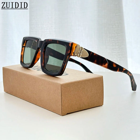 Lunettes de soleil carrées pour femmes et hommes — mode, vintage, 2026