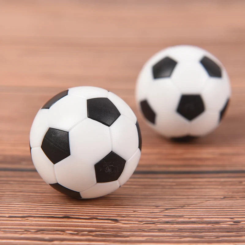 2 Pieces Black White Resin Foosball Table Soccer Baby Foot Fussball 32mm