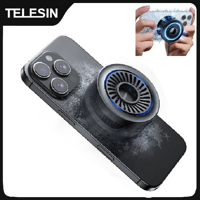 Radiateur Magnétique Smartphone — Dissipateur Thermique Portable, Refroidissement Rapide