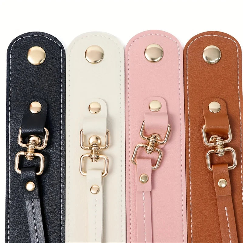 Sangle Porte-Gant Cuir Vintage — Fermoir Sac à Main Chapeau Camping Femme