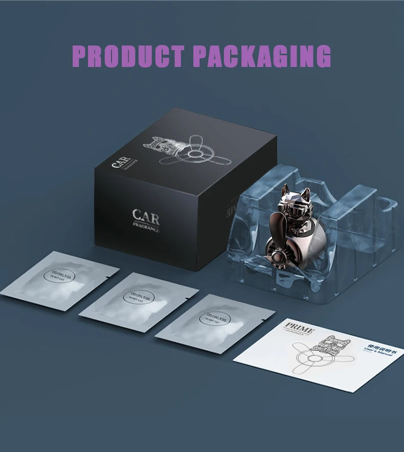 Bricolage parfum inodore ornements avion pilote bouledogue voiture désodorisants décorations accessoires arôme évent diffuseur de parfum