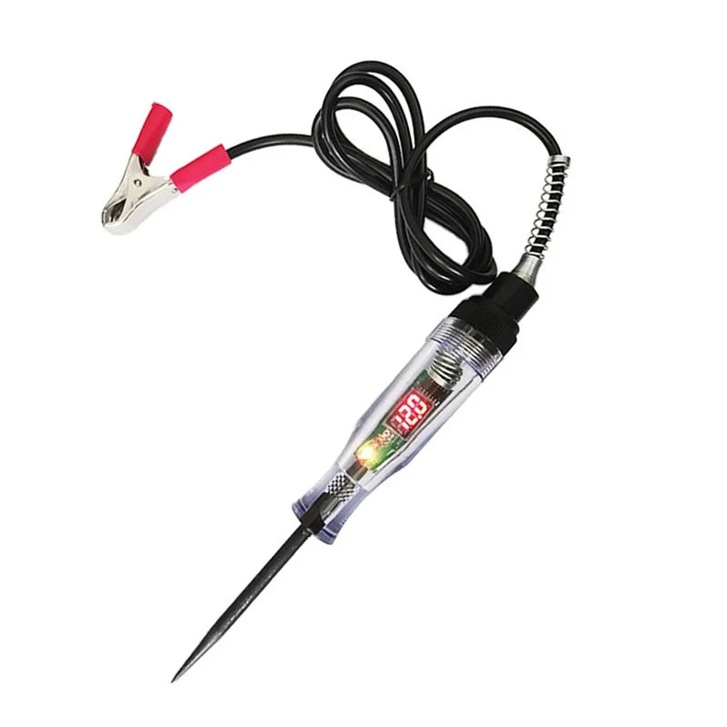Car Truck Voltage Circuit Tester, 6V 24V Automotive Tools, Car Diagnostic Probe, Test Pen, Light Bulb, Electrical Measurement Pen