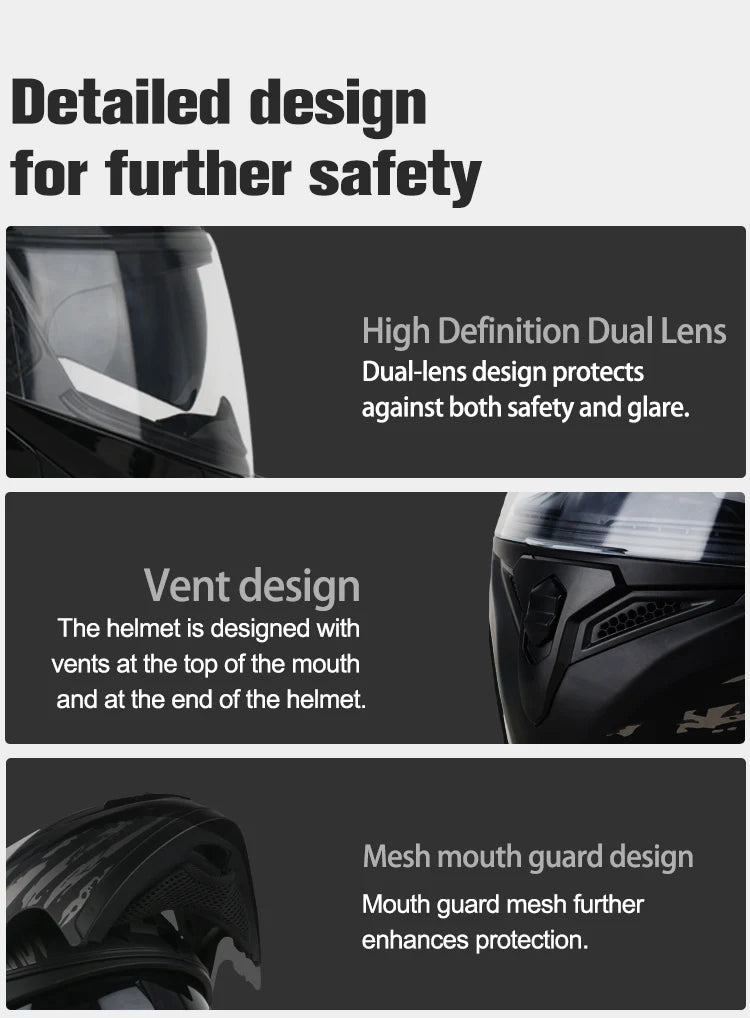 Casque de moto DOT de haute qualité quatre saisons course de Motocross modulaire rabattable hommes femmes casque tout-terrain casque gratuit