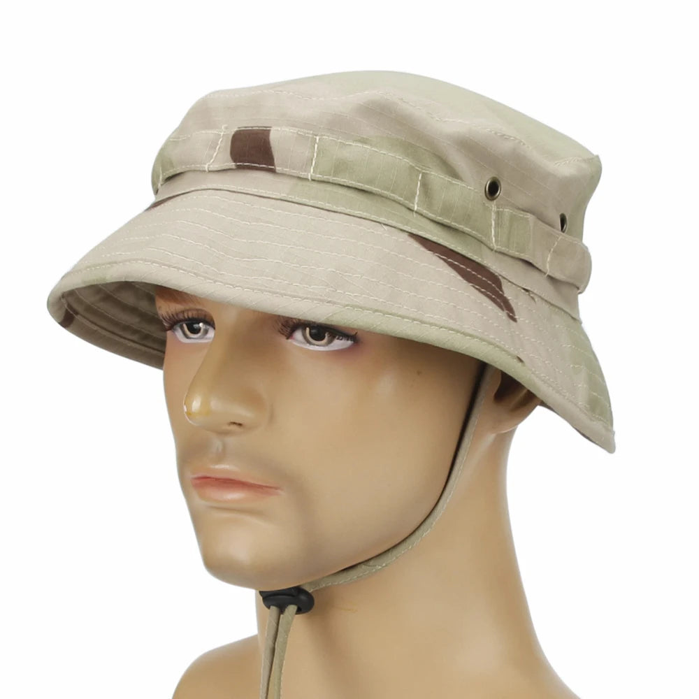 Chapeau Boonie Camouflage Pliable — Pêche, Chasse, Randonnée & Plage
