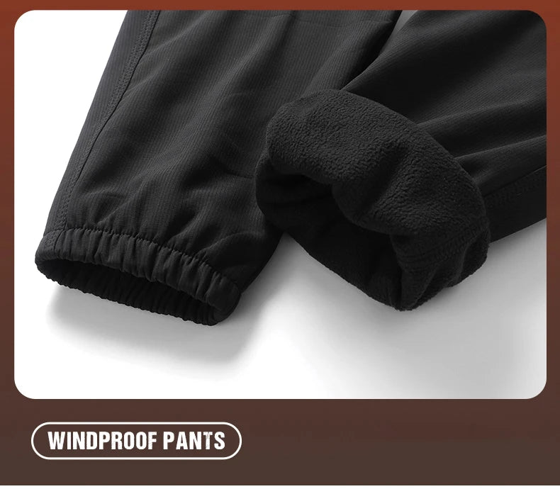 LNGXO hiver épais polaire pantalon hommes femmes imperméable coupe-vent chaud survêtement pantalon unisexe randonnée Camping escalade ski pantalon