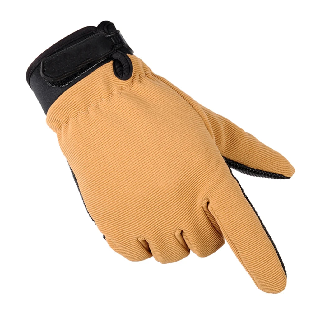 Gants de pêche d'été respirants, gants d'équitation en plein air pour hommes et femmes, légers, antidérapants, doigt complet, sans doigts
