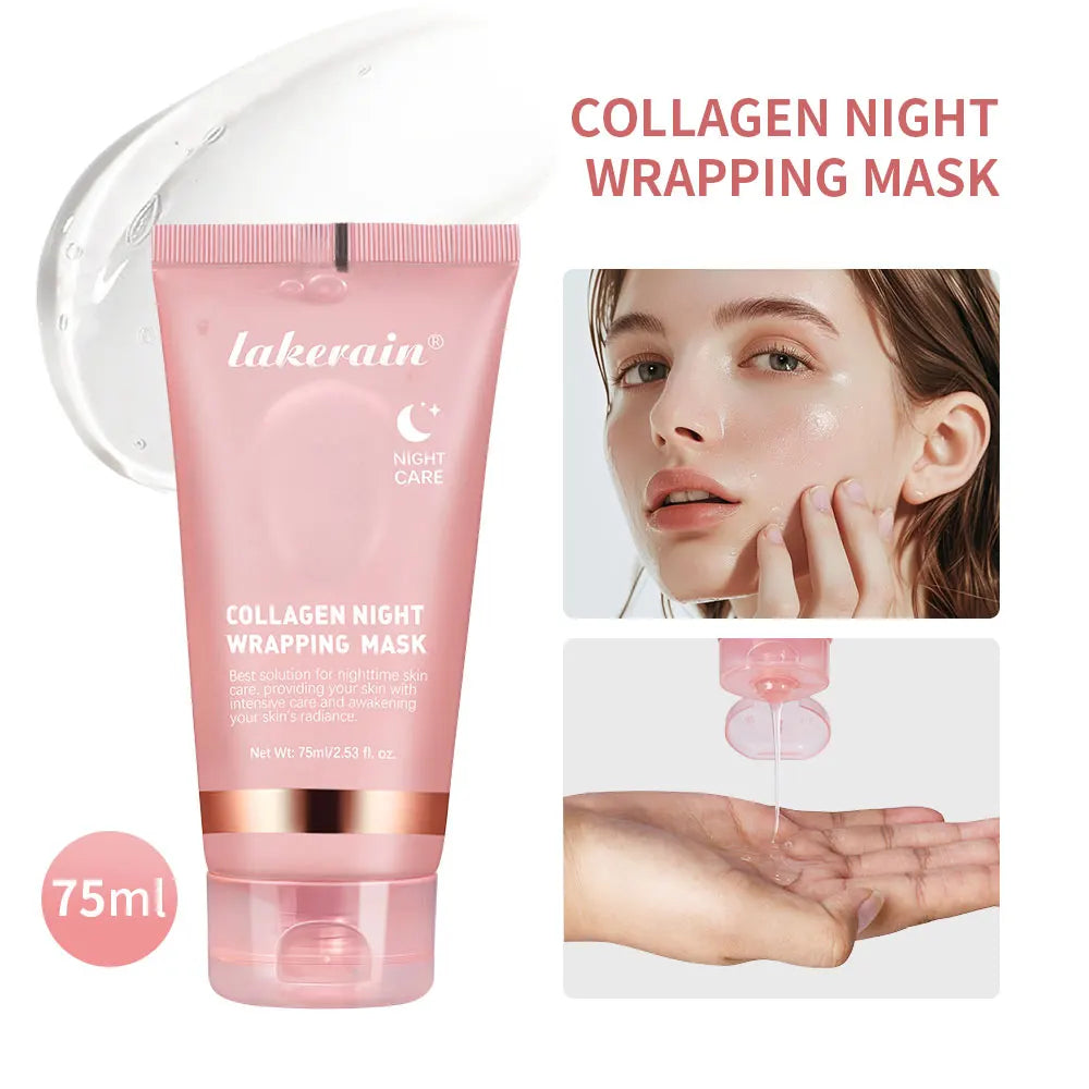 Korean Deep Collagen Mask, Peel-off Mask, Anti-wrinkle, Lifting, Skincare, Bio Pack, Night Pack for Women, Night Skin