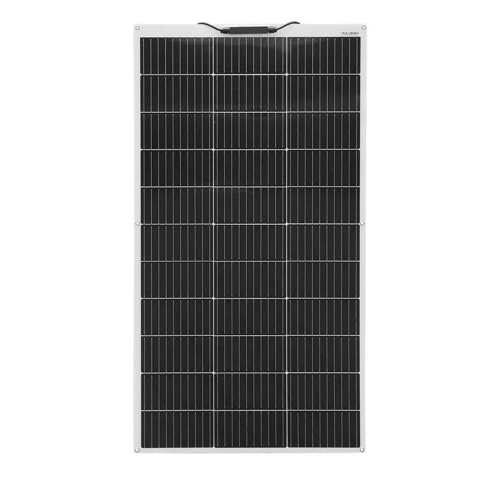 Panneau solaire souple 120W 12V monocristallin — semi-flexible, camping-car, van, bateaux, surfaces inégales