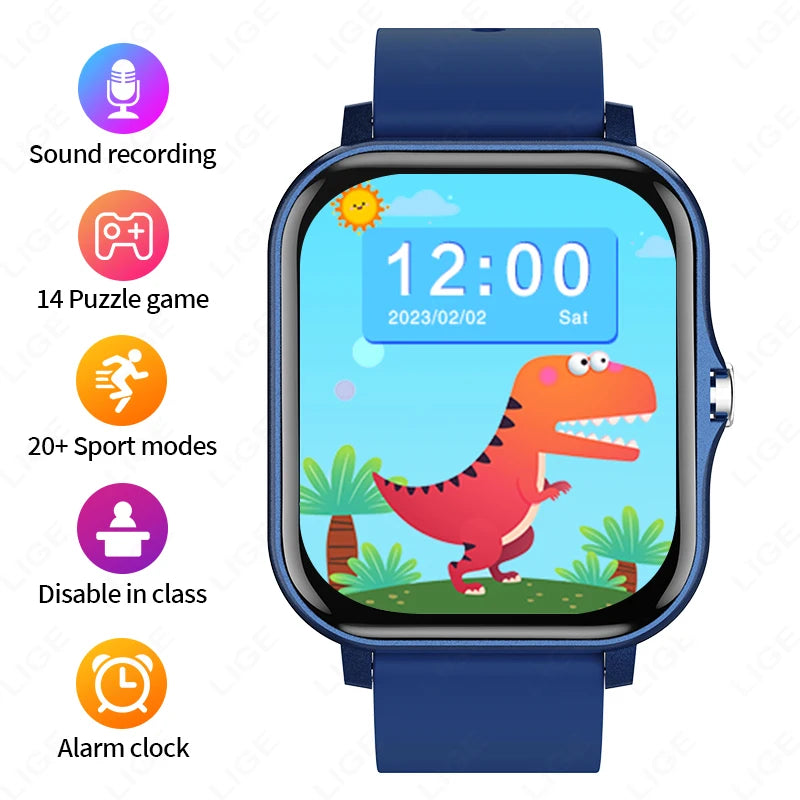 Nouvelle montre intelligente pour enfants avec 20 Modes de Sport podomètre moniteur de sommeil enfants montres de Sport cadeau d'anniversaire jouet cadeau pour filles garçons