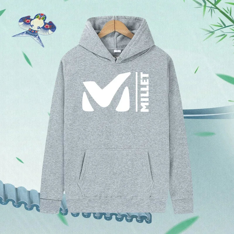 Sudadera con capucha para mujer, de moda, con estampado de letras gráficas, sudadera holgada, informal, estilo Harajuku, ropa con capucha