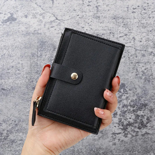 Portefeuille Ultra Mince Femme Étudiante — Petite Pochette Monnaie Tendance