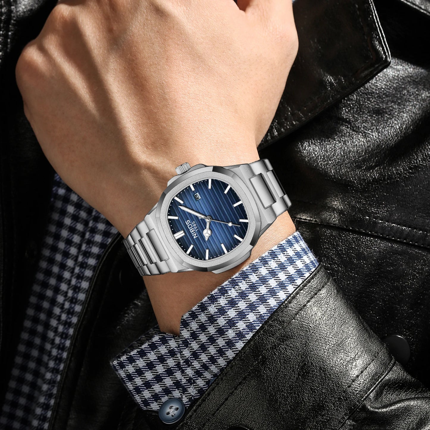 2025 New Luxury Men's Quartz Watches 30M Waterproof Automatic Date Stainless Steel Men's Watch Sport Chronograph Watch for Men Clock