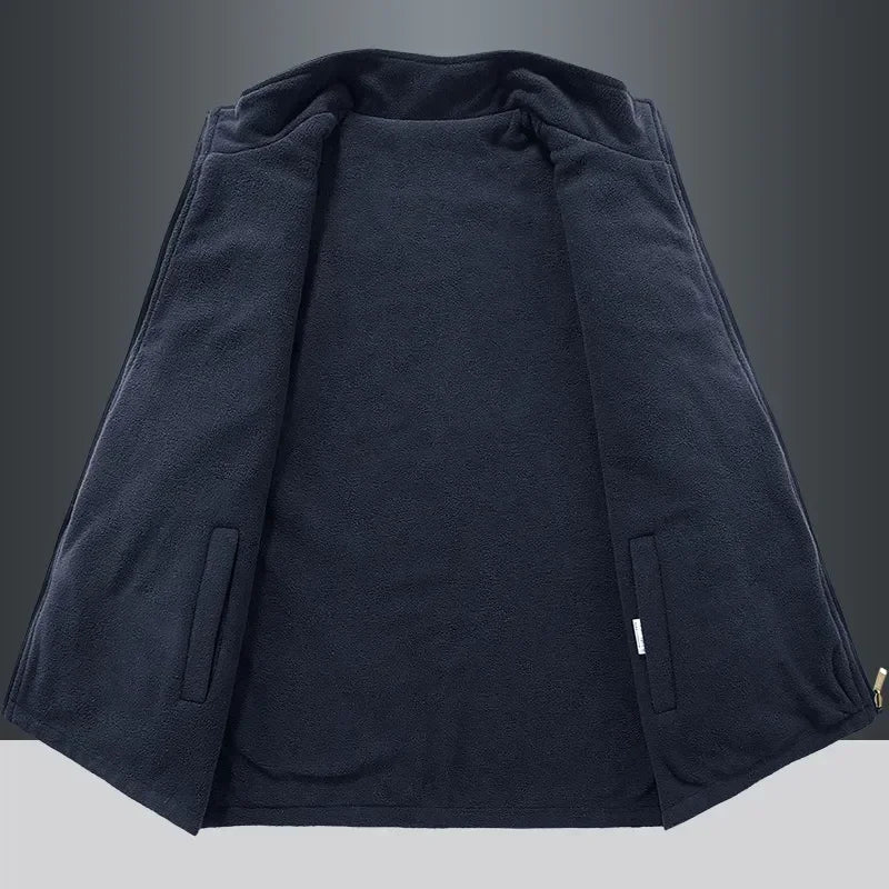 Chaqueta de senderismo para hombre, abrigo térmico, cálido, informal, metropolitano, glaMan, ropa térmica de lujo, talla grande, moda, invierno
