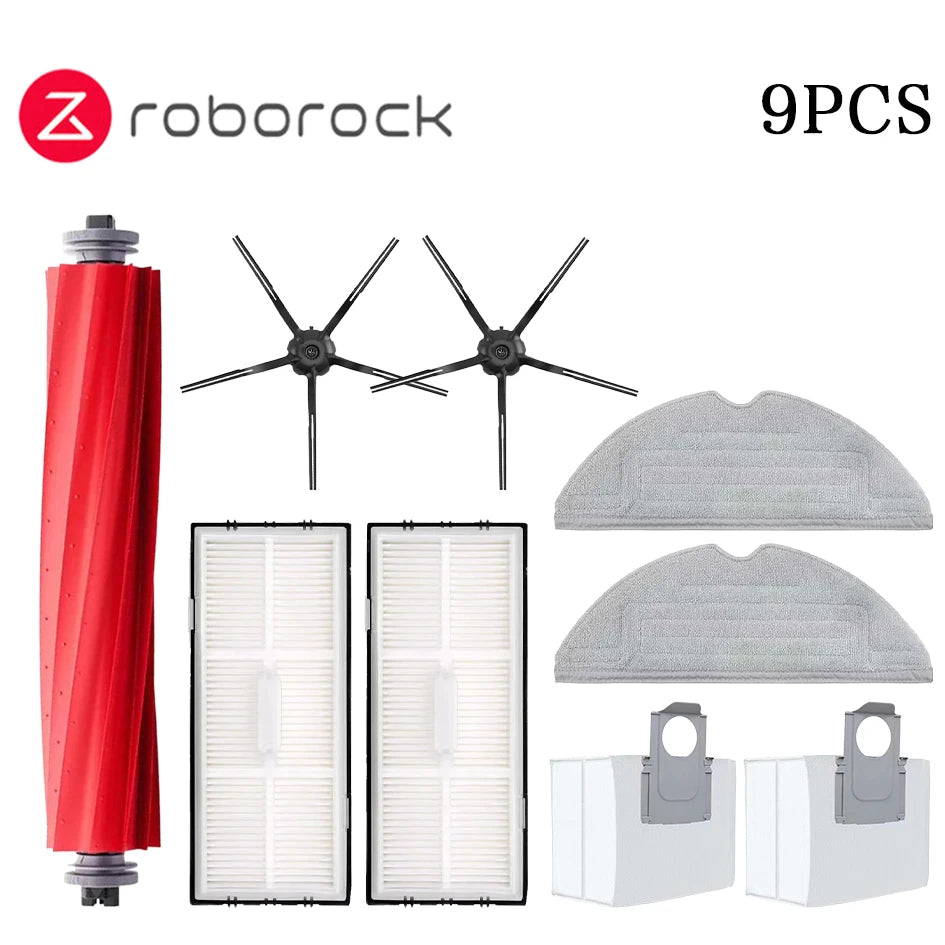 Accessoires pour aspirateur robot — brosse principale, filtre HEPA, vadrouilles, sac à poussière