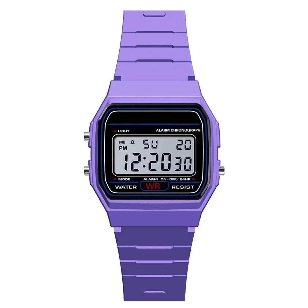 Montre Militaire Analogique Numérique LED — Étanche Alarme Enfants Femmes