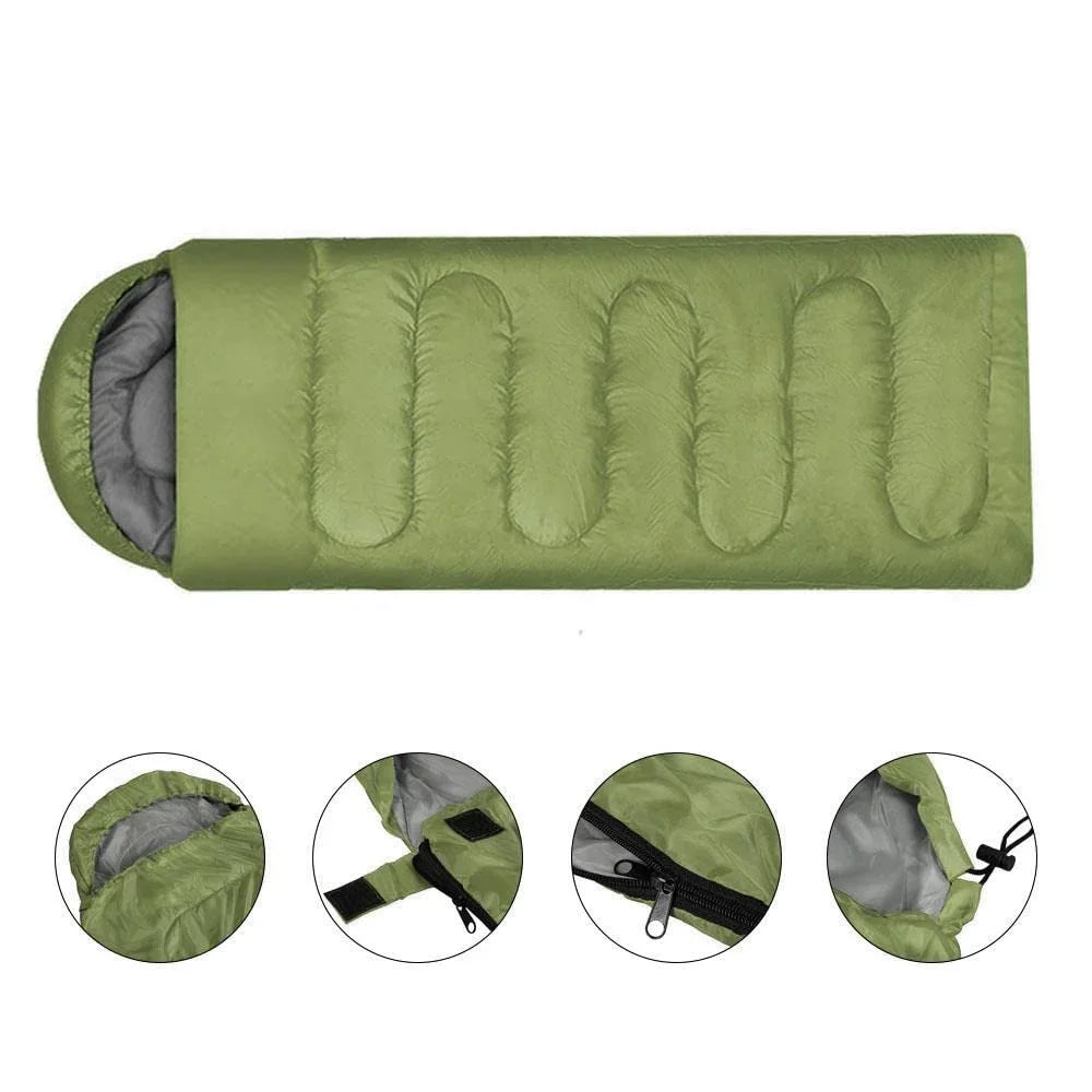 Sac de couchage de Camping ultraléger et étanche, enveloppe chaude pour 4 saisons, sacs de couchage pour voyage en plein air et randonnée