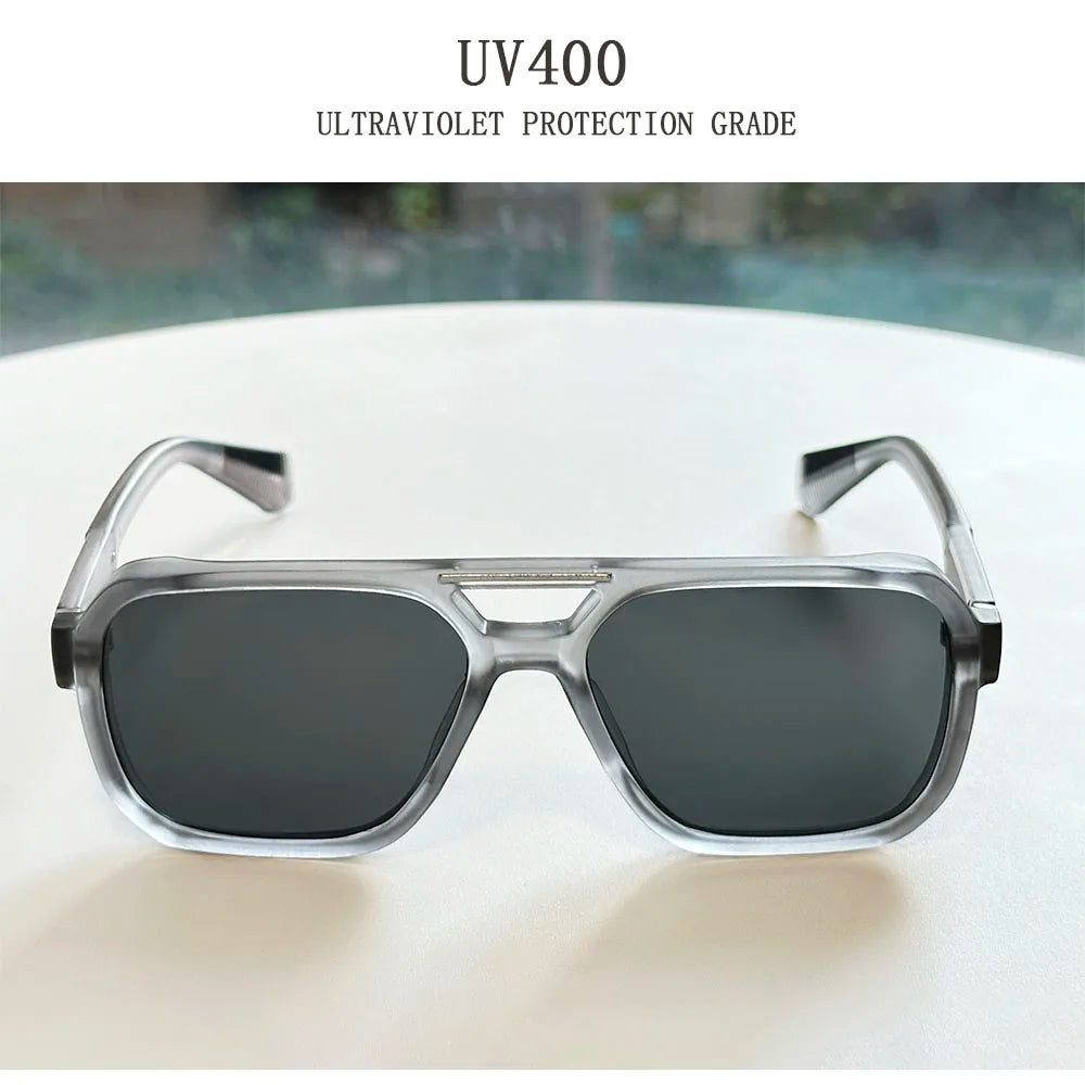 Lunettes de soleil carrées pour femmes à la mode — vintage, hommes, 2026