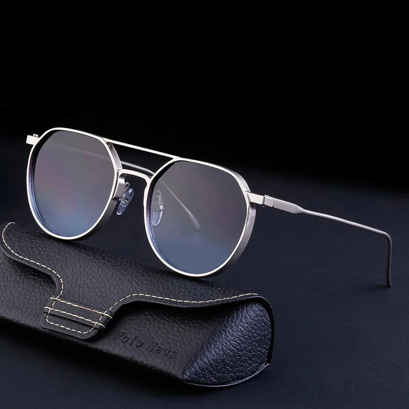 Lunettes de soleil ovales vintage pour hommes — livraison directe, nouveau