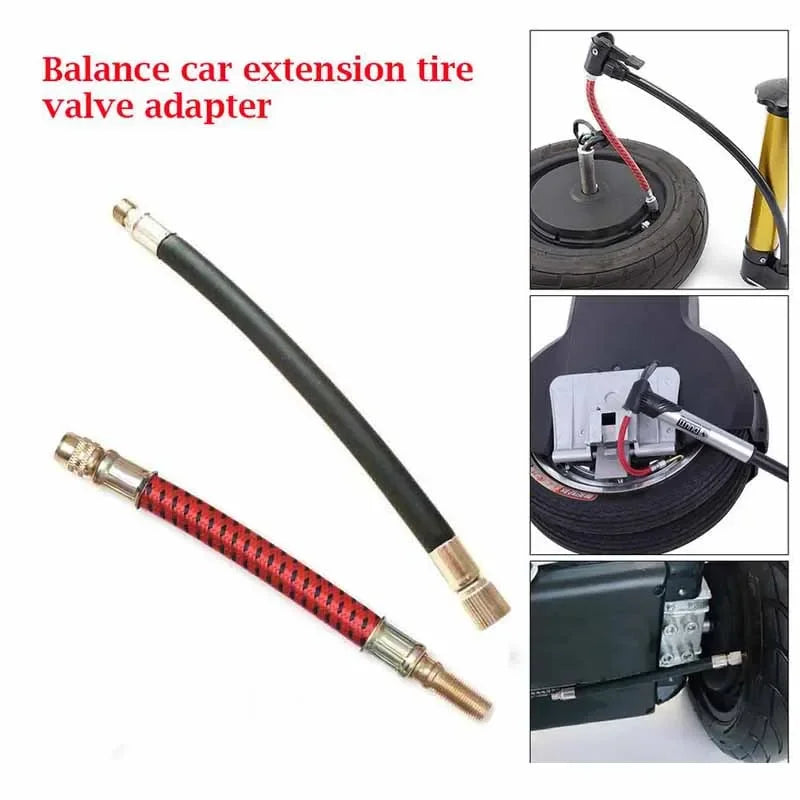 Adaptateur Extension Valve Pneu Scooter Électrique — Gonfleur Pompe À Air Buse