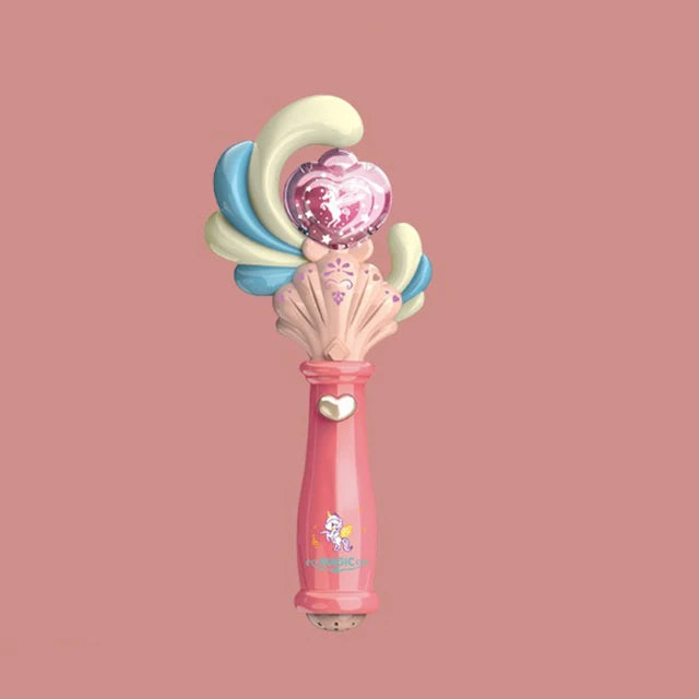 Baguette de neige princesse pour filles, jouet féerique, baguettes lumineuses, noël, Halloween, jouets pour enfants, flocon de neige, bâtons lumineux, Cosplay pour enfants