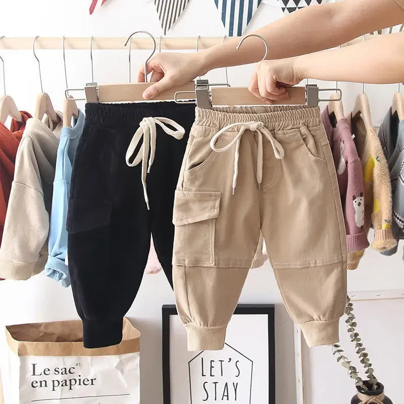 Nouveau pantalon Cargo pour 2-6 ans solide garçons pantalons de Sport décontractés Enfant Garcon enfants enfants pantalons 2-8 ans vêtements