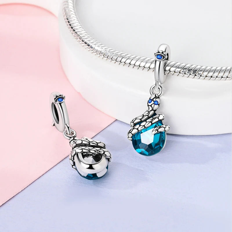 Breloques en argent Sterling 925, pendentifs en perles, arbre de vie, tortue, amour, pierres précieuses, tournesol, pour femmes, Bracelet, bijoux cadeau, nouvelle collection