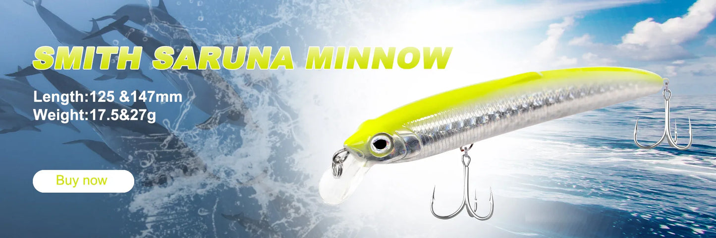 Leurre de Pêche Hunthouse Tide Vairon 175mm 31g — Bar, Brochet & Jerkbait