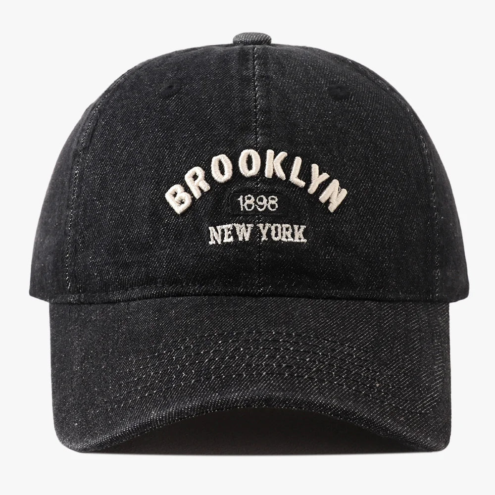 2025 nouveau Vintage Denim visières chapeau mode jean Casquette de Baseball unisexe lettre broderie Hip Hop casquettes de relance Cool Casquette