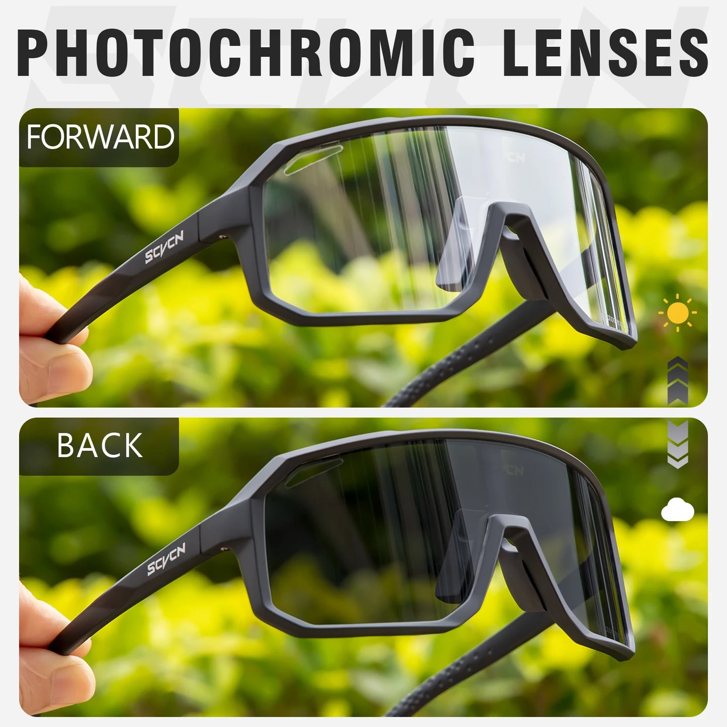 Lunettes Cyclisme UV400 VTT — Équitation Randonnée Sports Extérieur