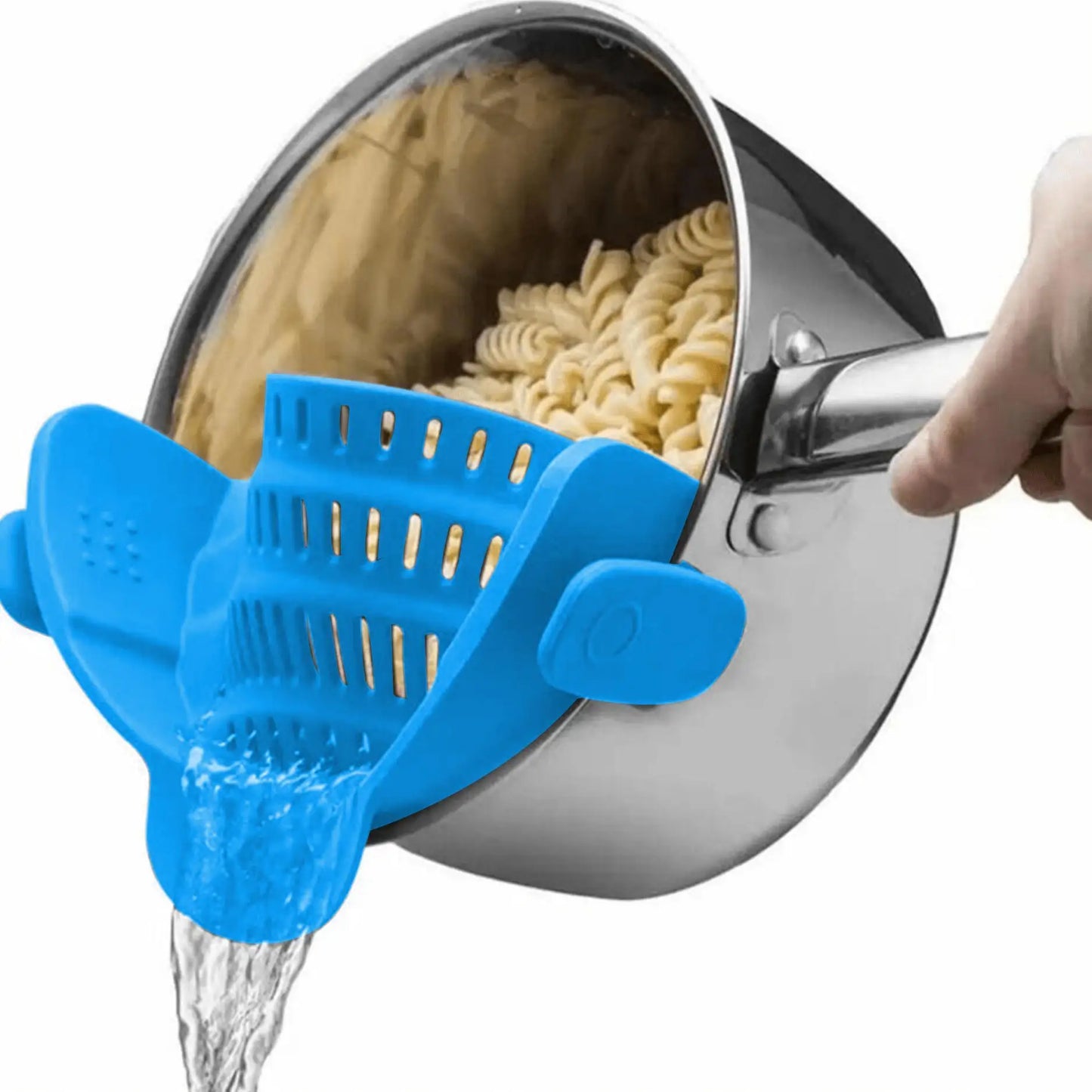 1 pièce, passoire, passoire à casseroles, passoire à Clip réglable pour casseroles et bols, passoire à casseroles de cuisine