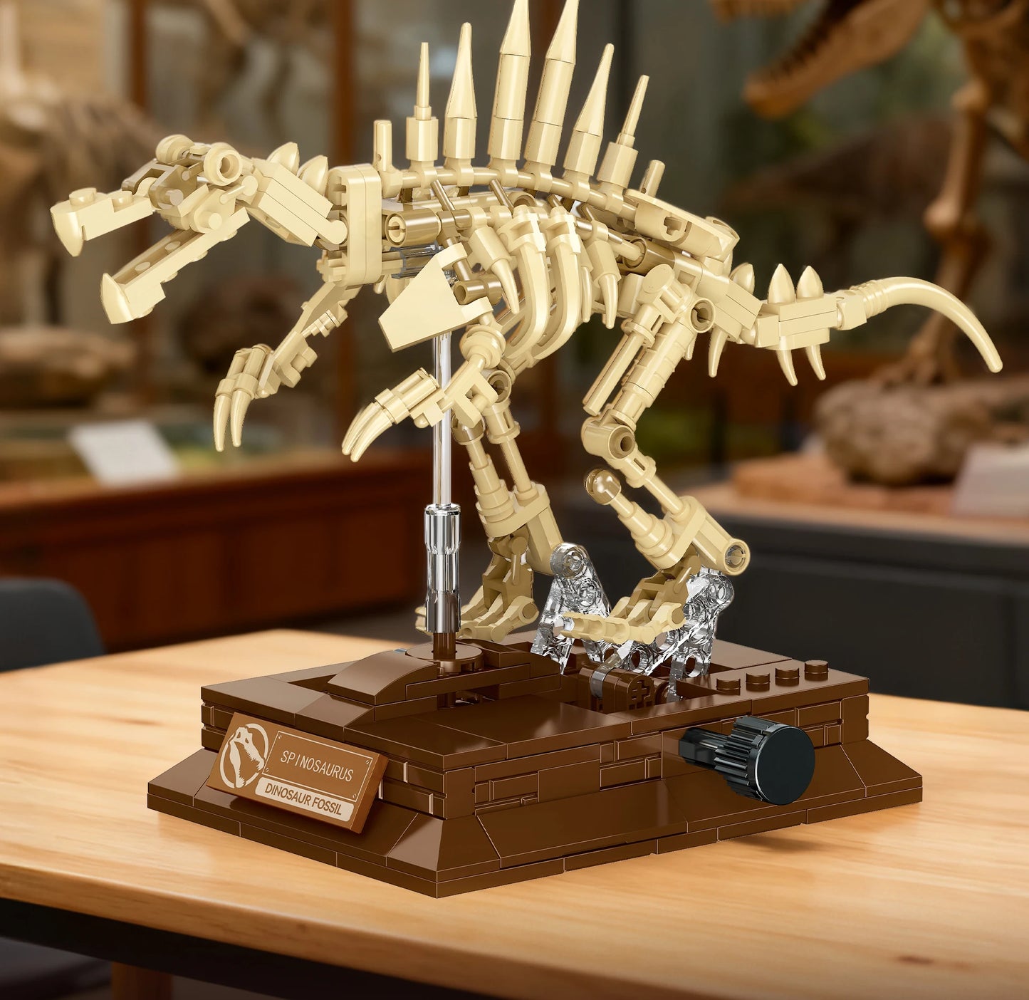 Nouveaux modèles de squelettes de dinosaures MOC 2026 : T-Rex, Tricératops, Mosasaure, Pterosaure, kit de construction de fossiles, cadeau pour les garçons et les collectionneurs