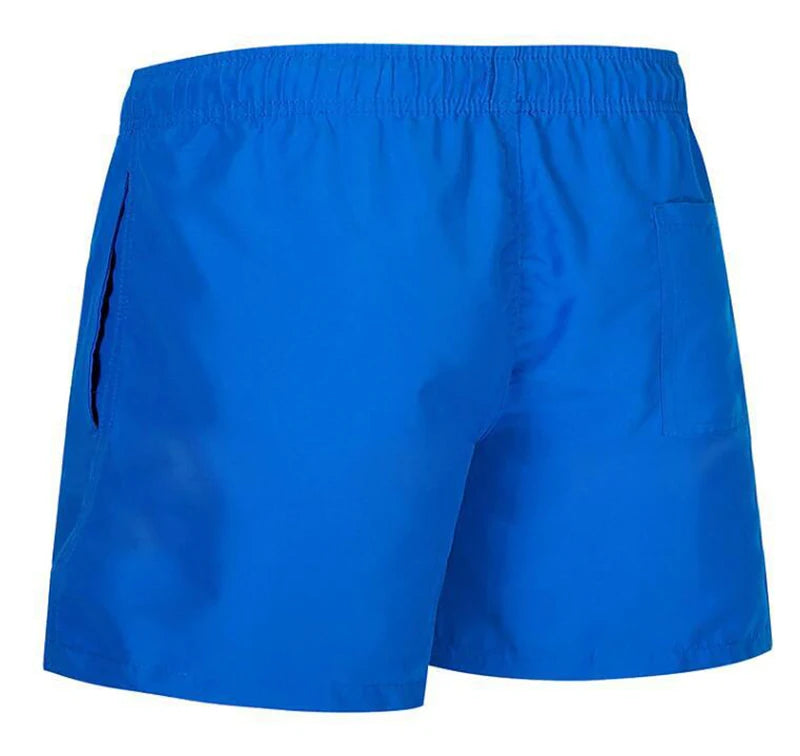 Maillot de bain pour hommes avec doublure en maille poches latérales short de plage solide séchage rapide léger cordon de serrage short de bain maillot de bain d'été