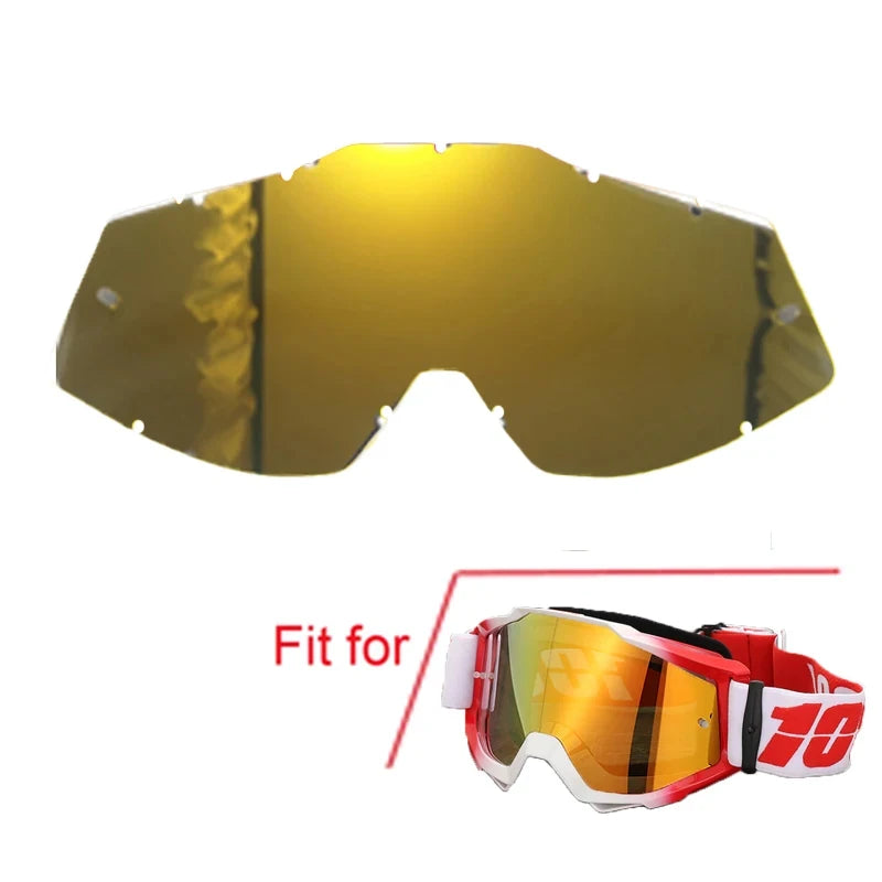 Lunettes de moto 100 MX, lunettes de motocross, lunettes de soleil tout-terrain pour homme, masque MTB ATV, protection coupe-vent, cyclisme, course
