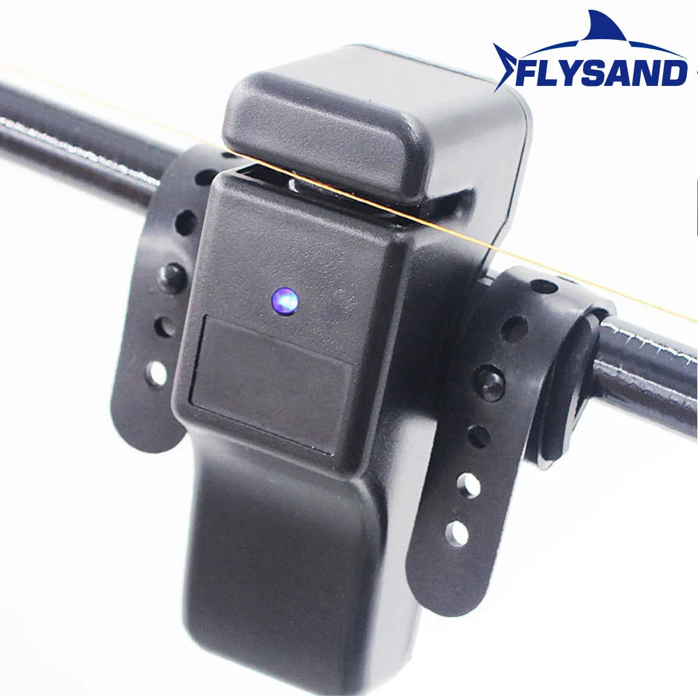 FLYSAND pêche à la carpe alarme de morsure numérique électronique LED cloche de pêche alerte indicateur de morsure bande sur la canne accessoires de pêche