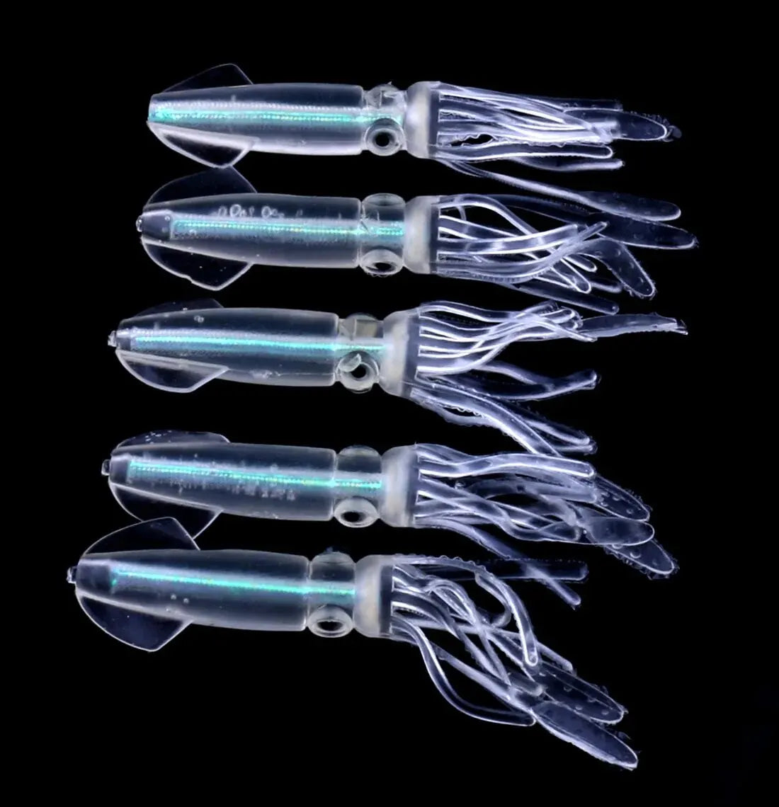 BURLE leurres souples lumineux mélange de poulpe huilé jupes souples leurres de calmar artificiel doux gabarit de calmar leurres de pêche personnalisés
