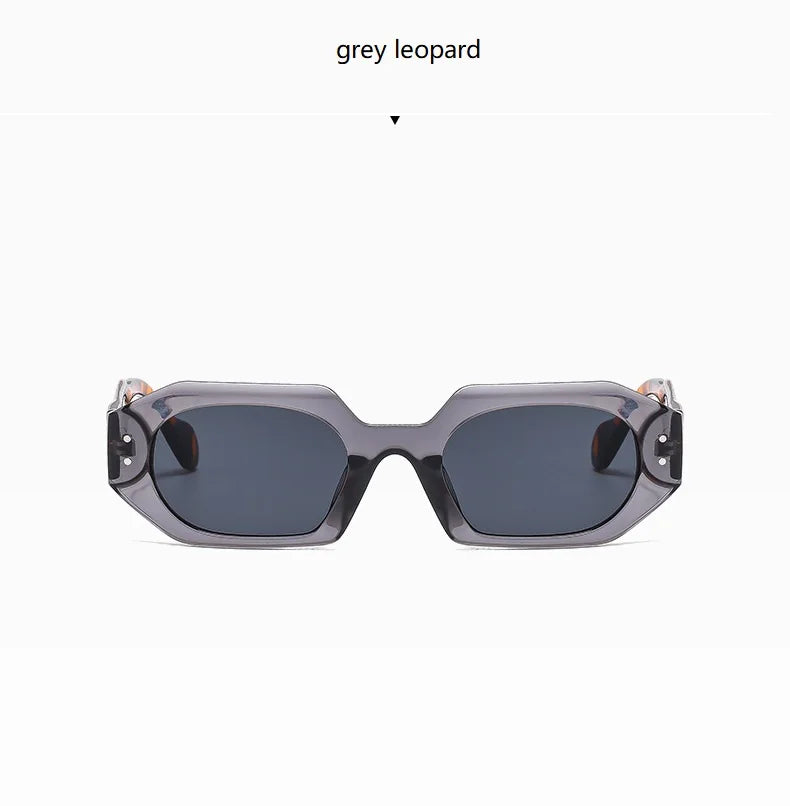 Petites lunettes de soleil rectangulaires pour hommes et femmes, lunettes de soleil carrées, nuances de voyage, vintage, rétro, UV400