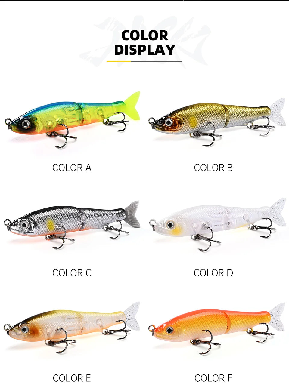 BLUX JACK CLAW 70S — Swimbait Articulé 70mm 4.6g Coulant
