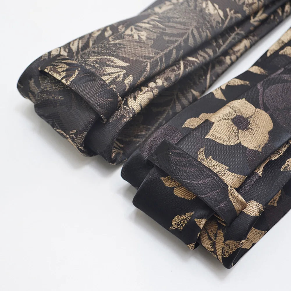 High Quality Men's Jacquard Floral Dot 8cm Tie Accessories Daily Wear Shirt Suit Tie Wedding Party Gifts Tie
