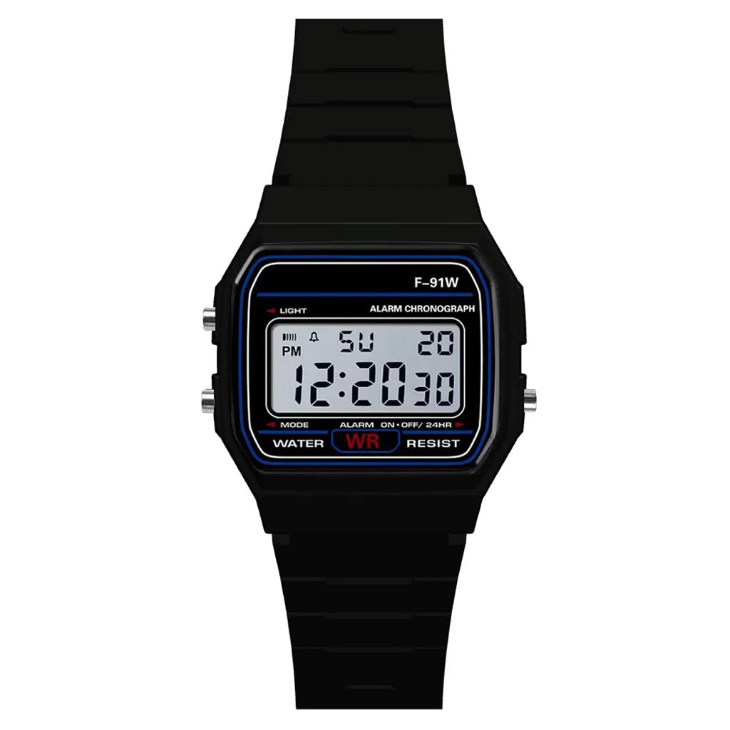 Montre Militaire Analogique Numérique LED Étanche — Sport Alarme Homme Femme