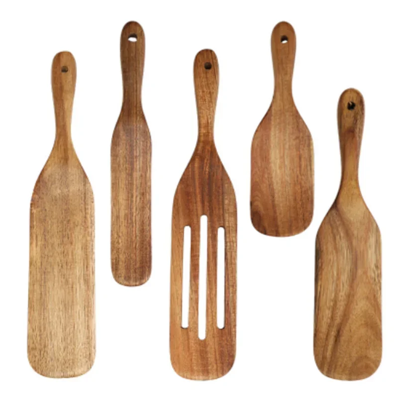 Cuillère à riz en bois spatule Steak Sauce à frire outils De Cuisine antiadhésifs spatule Accessoires De Cuisine Accessoires De Cuisine